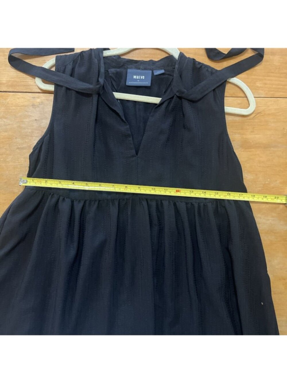 whimseygoth Anthropologie Maeve Shira Tiered Tunic Dress Plus Sz S Sleeveless Li - Picture 7 of 12